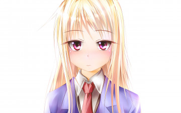 Картинка аниме sakurasou+no+pet+na+kanojo девушка взгляд фон