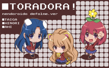 Картинка аниме toradora торадора