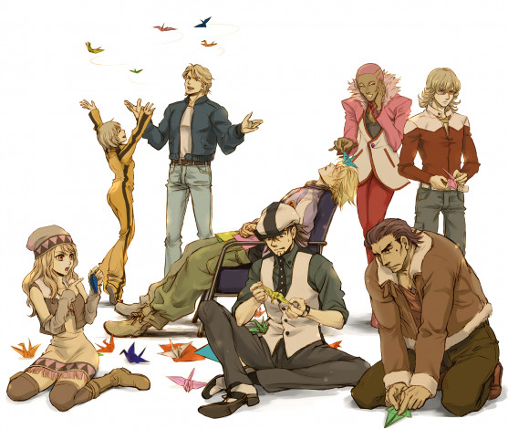 Обои картинки фото аниме, tiger and bunny, герои