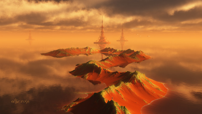 Обои картинки фото фэнтези, иные миры,  иные времена, море