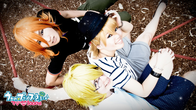 Обои картинки фото разное, cosplay , косплей, парни, поющий, принц