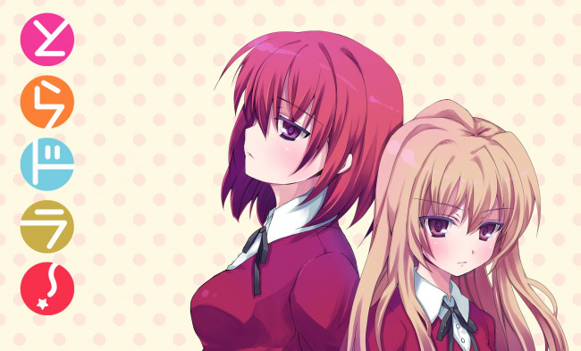 Обои картинки фото аниме, toradora, торадора