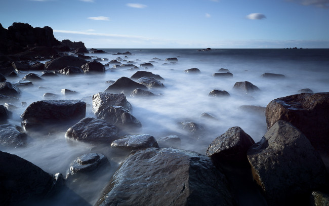 Обои картинки фото природа, побережье, пейзаж, море, камни