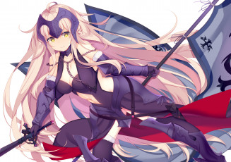 Картинка аниме fate stay+night девушка