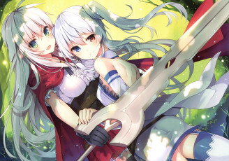 Картинка аниме оружие +техника +технологии ciel sacred anceril mishima kurone