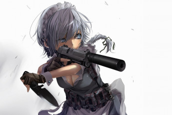 Картинка аниме touhou девушка