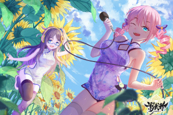 Картинка аниме музыка девушки