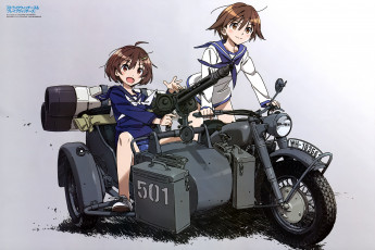 Картинка аниме strike+witches девочки