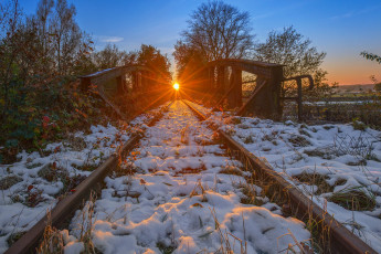 Картинка природа восходы закаты простор