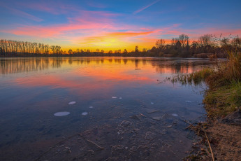 Картинка природа восходы закаты простор