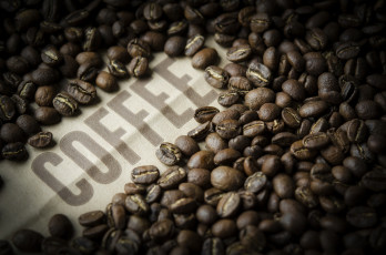 Картинка еда кофе +кофейные+зёрна зерна надпись