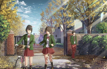 Картинка аниме город +улицы +здания tagme artist