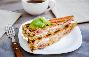 Картинка еда бутерброды +гамбургеры +канапе бутерброд кофе мясо