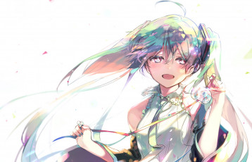 Картинка аниме vocaloid девушка