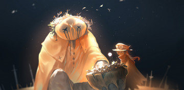 Картинка аниме pixiv+fantasia девочка