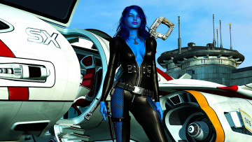 Картинка 3д+графика фантазия+ fantasy фон взгляд девушка