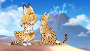 Картинка аниме kemono+friends kemono friends