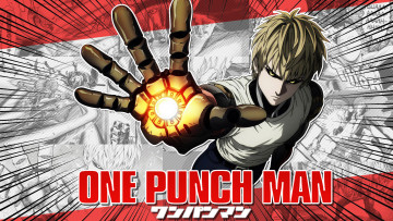 Картинка аниме one+punch+man генос
