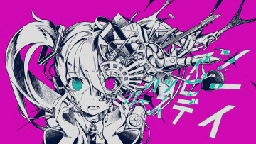 Картинка аниме vocaloid девушка