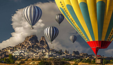 Картинка авиация воздушные+шары аэростат