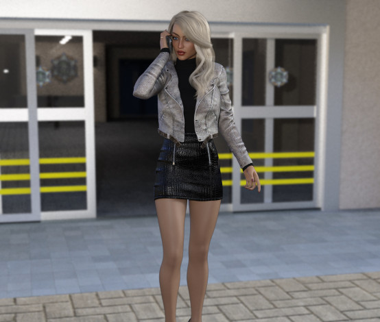 Обои картинки фото she wolf, 3д графика, фантазия , fantasy, фон, взгляд, девушка