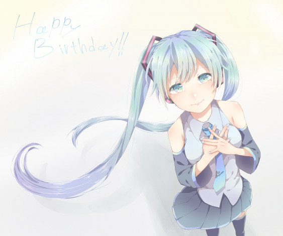 Обои картинки фото аниме, vocaloid, девушка