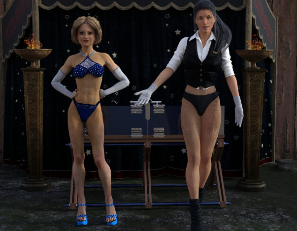 Обои картинки фото 3д графика, люди , people, фон, взгляд, девушки