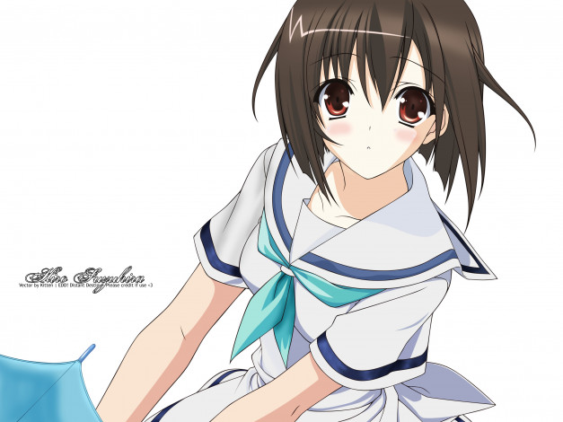 Обои картинки фото аниме, unknown,  другое, фон, взгляд, девушка