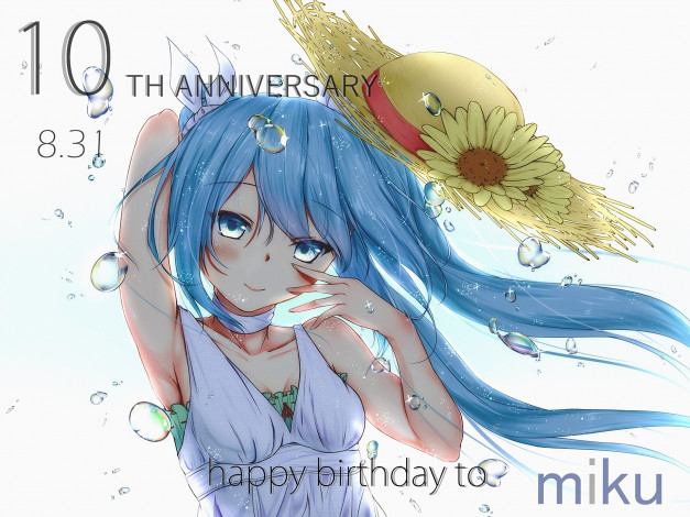 Обои картинки фото аниме, vocaloid, девушка