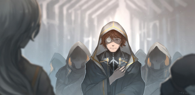 Обои картинки фото аниме, pixiv fantasia, парень