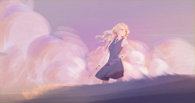 Обои картинки фото аниме, unknown,  другое, девушка