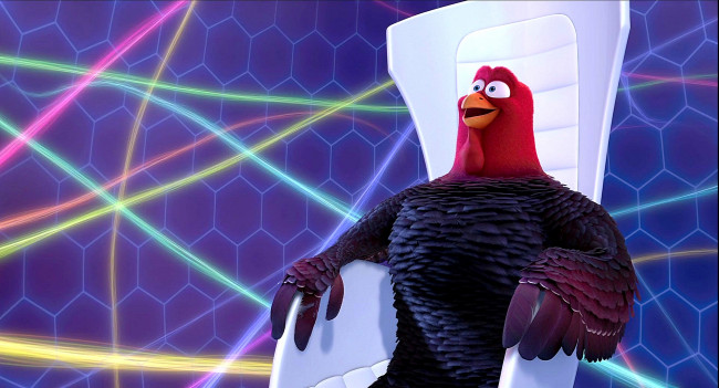 Обои картинки фото мультфильмы, free birds, кресло, индюк, птица