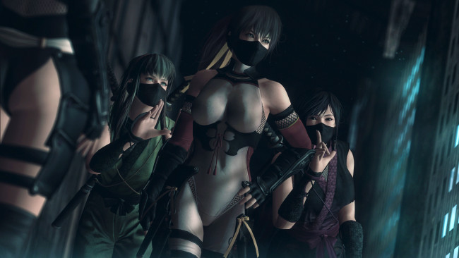 Обои картинки фото 3д графика, фантазия , fantasy, фон, девушки, взгляд