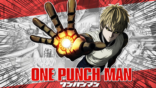 Обои картинки фото аниме, one punch man, генос