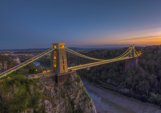 Обои картинки фото bridge bristol, города, - мосты, простор