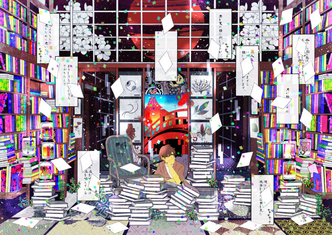 Обои картинки фото аниме, unknown,  другое, парень