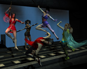 Картинка 3д+графика фантазия+ fantasy фон взгляд девушка