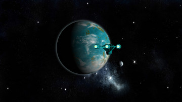 Картинка 3д+графика космические+корабли +звездолеты+ spaceships +starships полет галактики вселенная космический корабль