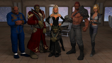 Картинка 3д+графика существа+ creatures фон взгляд эльфийки