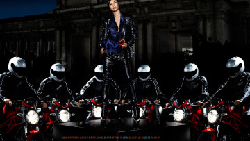 Картинка календари девушки шлем взгляд