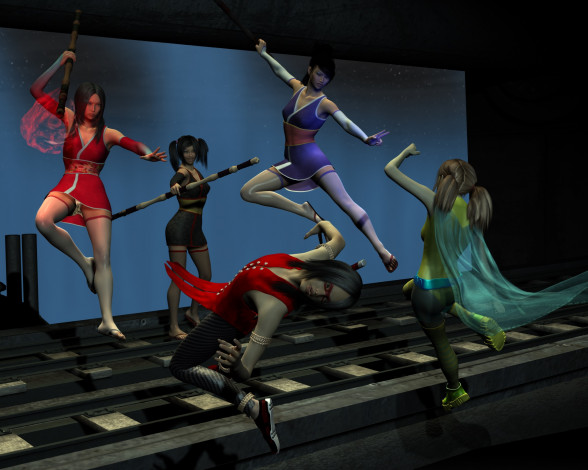 Обои картинки фото 3д графика, фантазия , fantasy, фон, взгляд, девушка