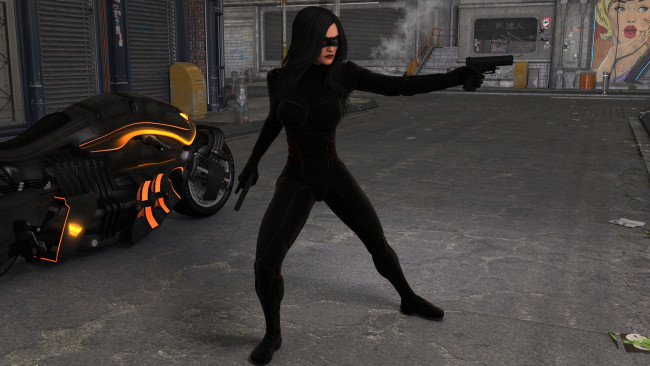 Обои картинки фото 3д графика, фантазия , fantasy, девушка, фон, взгляд