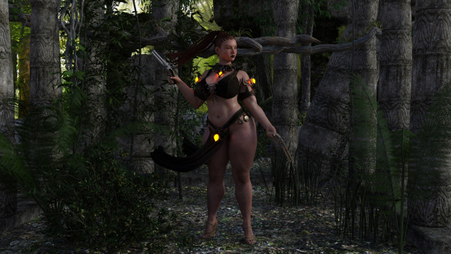 Обои картинки фото 3д графика, фантазия , fantasy, взгляд, девушка, фон