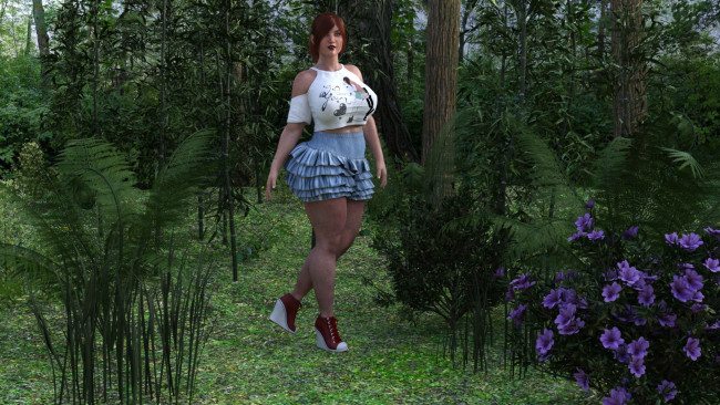 Обои картинки фото 3д графика, люди , people, девушка, взгляд, фон