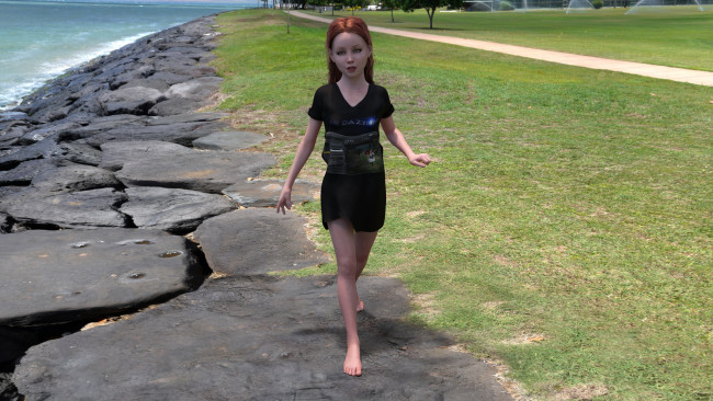 Обои картинки фото 3д графика, люди , people, фон, взгляд, девушка