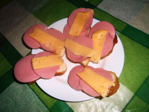 Картинка еда бутерброды +гамбургеры +канапе колбаса хлеб сыр