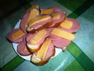 Картинка еда бутерброды +гамбургеры +канапе сыр колбаса хлеб