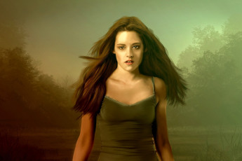 Картинка рисованное кино фон взгляд девушка