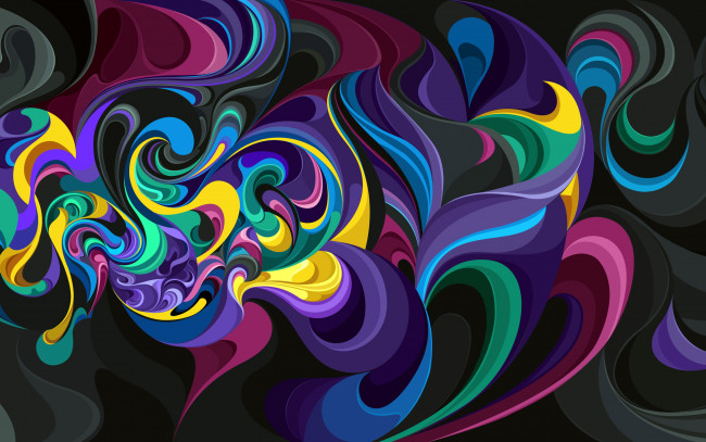 Обои картинки фото рисованное, абстракция, смешение, цвета