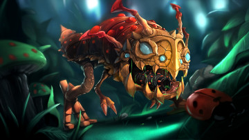 Картинка видео+игры league+of+legends существо лес грибы божья коровка